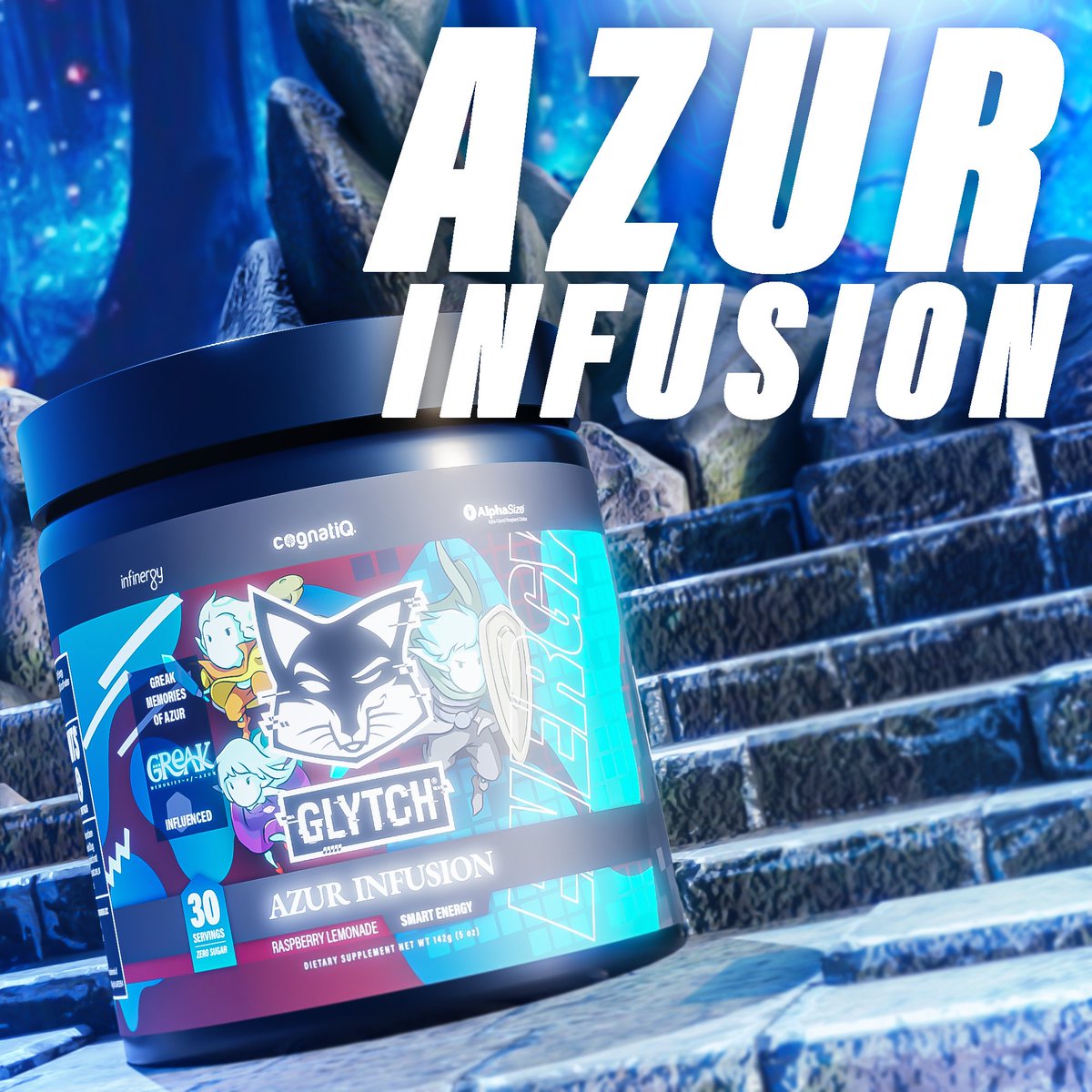 GLYTCH Energy (@glytchenergy) on Twitter photo The Urlags won’t stop coming… but neither will your energy. ⚔️
Azur Infusion is the perfect raspberry lemonade forged for the Courines of <a href="/PlayGreak/">Greak: Memories of Azur</a> - and now it’s yours.
Fuel the fight here 👉glytchenergy.com/energy/azur-in… The Urlags won’t stop coming… but neither will your energy. ⚔️
Azur Infusion is the perfect raspberry lemonade forged for the Courines of <a href="/PlayGreak/">Greak: Memories of Azur</a> - and now it’s yours.
Fuel the fight here 👉glytchenergy.com/energy/azur-in…