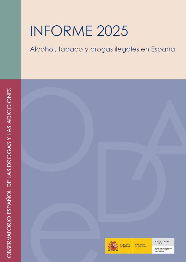 Os dejamos el Informe 2025 sobre #Alcohol, #tabaco y #drogasilegales en España, publicado recientemente por el  <a href="/PNSDgob/">Plan Nacional Sobre Drogas</a> 

🔗 pnsd.sanidad.gob.es/profesionales/…