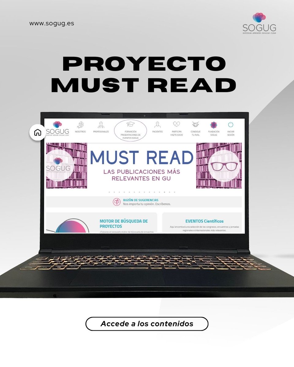 📚 Disponible el MUST READ en la web de sogug.es

Selección de artículos clave en oncología GU de revistas como NEJM, JCO, Lancet, Nature y más.

#SOGUG #OncologíaGenitourinaria #FormaciónContinua #GUOncology