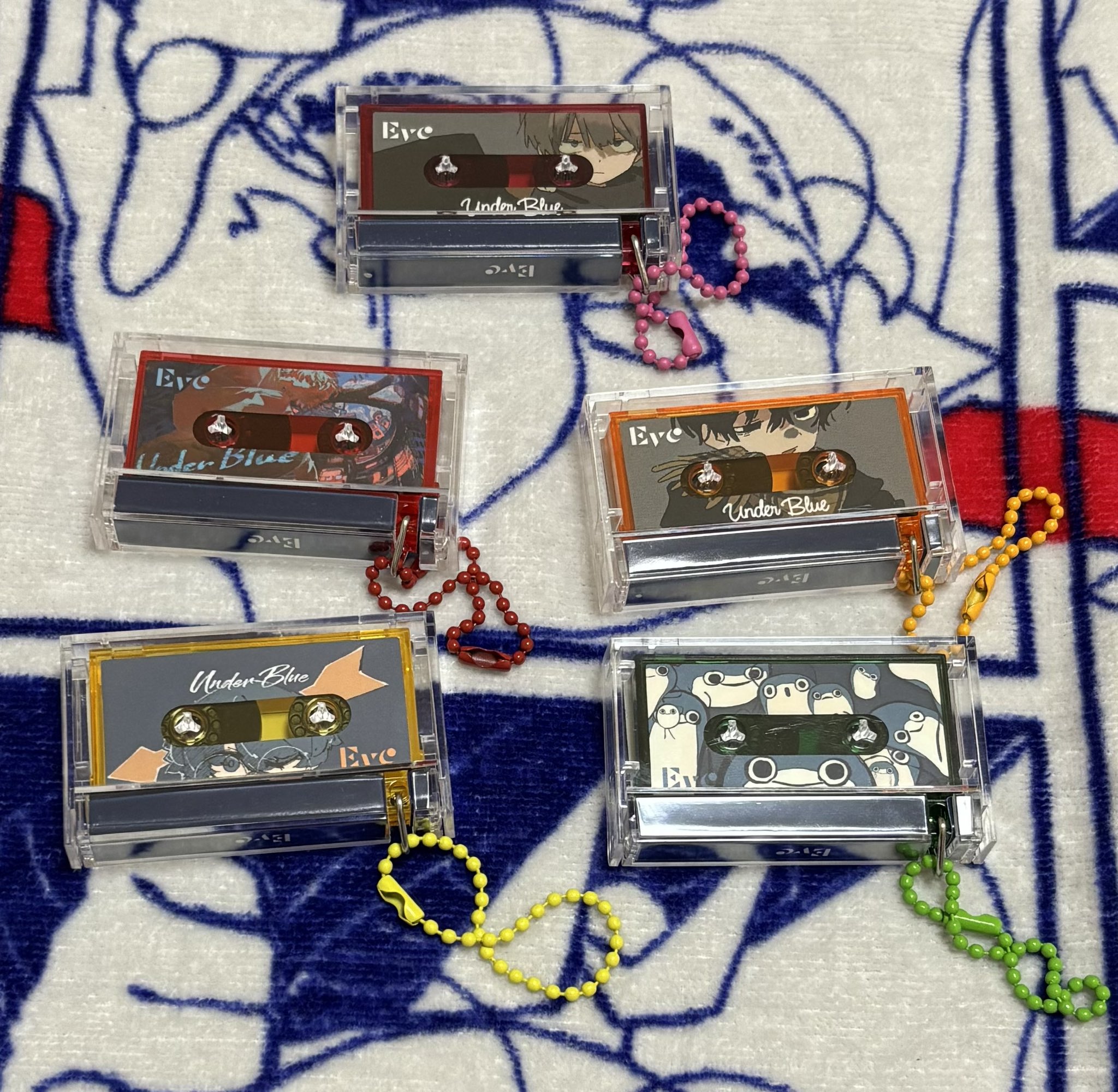 Eve Under Blue くじ ミュージックキーホルダー Eve Under Blue 電子くじ D賞ミュージックキーホルダーblue