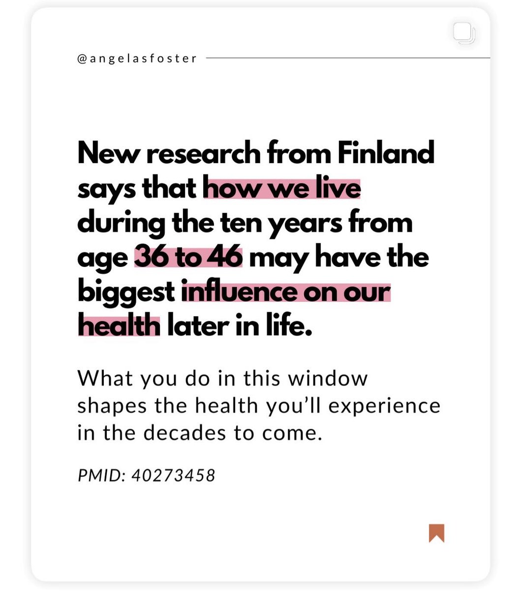 Хүн 36-46 насандаа амьдралынхаа үлдсэн хэсэгт бие тэнхээ нь ямар байхыг шийдчихдэг гэсэн судалгаа гарсан бна 🤔. Өөрөөр хэлбэл 36-46 насны хооронд эрүүл мэнддээ дөмөгхөн анхаарвал цаашдаа эрүүл амьдрах, аятайхан өтлөх боломжоо бий болгоноо л гээд ойлгочих 😅😊