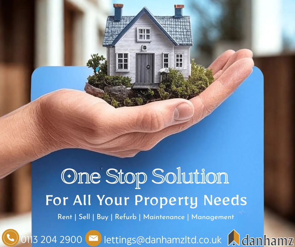 Danhamzleedsltd's tweet image. 🏡 Looking for a reliable property partner?
With Danhamz, you can: Rent | Buy | Sell | Refurbish | Maintain | Manage — all in one place.
Stress-free property solutions 👉 danhamz.co.uk
📞 0113 204 2900
#PropertyPartner #Danhamz #LeedsProperty