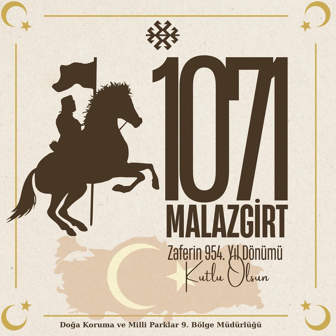 📜 Türklere Anadolu’yu yurt yapan Malazgirt Zaferi’nin 954. yıl dönümünde
Büyük Komutan Alp Arslan ve kahraman ordusunu minnet ve saygıyla yad ediyoruz.

🇹🇷Bu kadim topraklar, Türk milletinin bağımsızlık ve istiklal nişanesi olarak ebediyen var olsun… 🦅