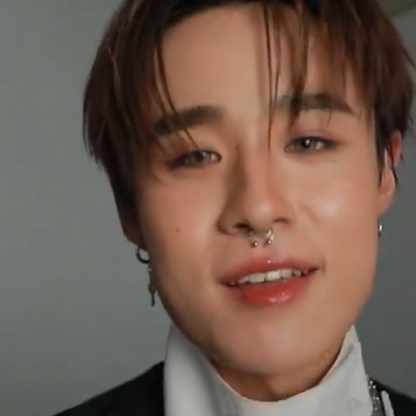 the nose rings, his contact lenses, glossy lips, and nnutmoles. he’s the prettiest ever oh god.