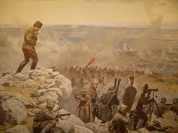 Sarışın bir kurda benziyordu.
Ve mavi gözleri çakmak çakmaktı.
Yürüdü uçurumun başına kadar,
eğildi,durdu.
Bıraksalar,
ince uzun bacakları üstünde
yaylanarak
ve karanlıkta akan
bir yıldız gibi kayarak
Kocatepe'den Afyon ovasına
atlayacaktı.
Nazım Hikmet RAN
 #26Ağustos1922