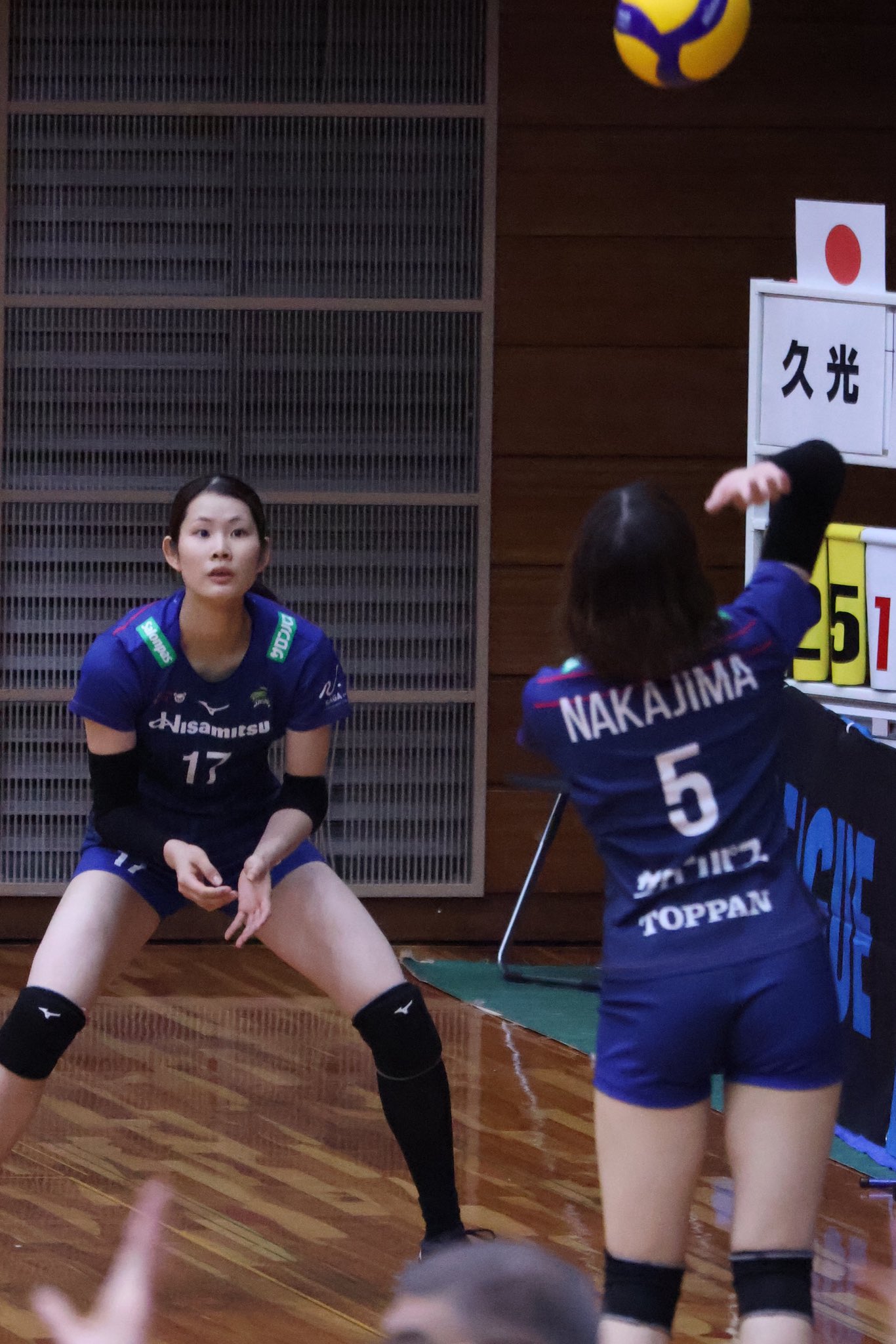 久光スプリングス 北窓絢音、中島咲愛選手のサイン入り　ネーションズリーグ 久光スプリングス 北窓絢音、中島咲愛選手のサイン入り
