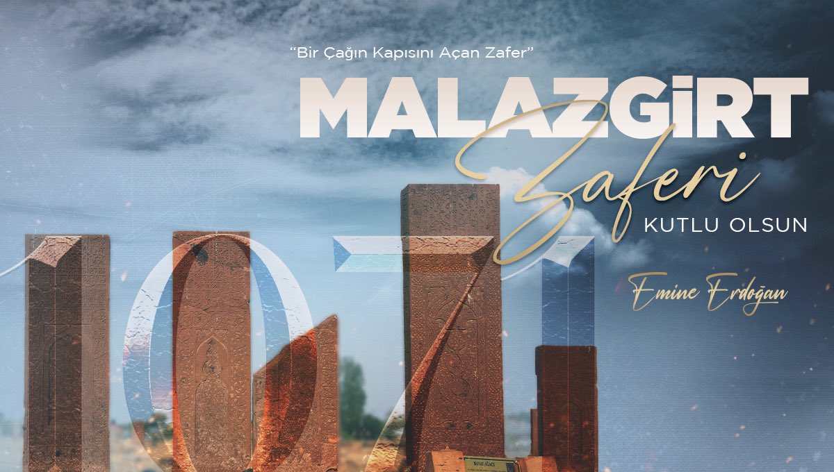 Tarihimizin en önemli dönüm noktalarından birisi olan, milletimizin azim ve imanla kazandığı #MalazgirtZaferi’nin 954’üncü yılı kutlu olsun. 

Sultan Alparslan başta olmak üzere Malazgirt destanını yazan kahraman ecdadımızı rahmet ve minnetle anıyor; Malazgirt ruhunun bizlere