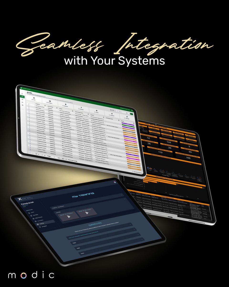 ModicGlobal's tweet image. Seamless Integration with Your Systems
From embedding videos into your internal CRM to syncing with HR platforms.
📣 Let’s get your tech talking.
🔗 modicglobal.com
#EmployeePlatform #WorkflowIntegration #DigitalSupport