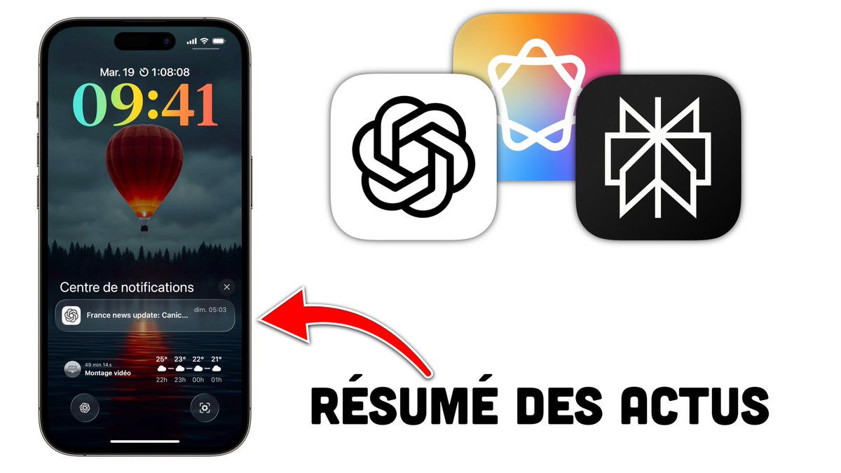 🔥 Nouvelle vidéo 🔥 (dont le sujet a été voté par des milliers d’entre vous)

🧠 Comment j’utilise l'IA au QUOTIDIEN sur iPhone (pour GAGNER DU TEMPS) 

▶️ youtu.be/MiMmd0wUoNo