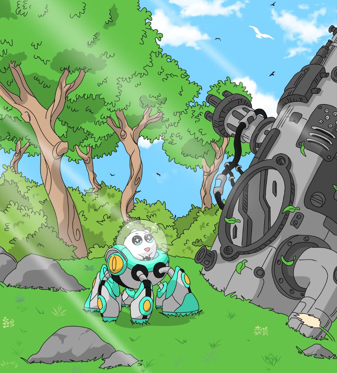 Marko Stevan🔥♦️(wartime arc) (@markostevan19) on Twitter photo A curious sprite discovers the remains of an old machine silent, static, and forgotten. Once, the machine was powerful, but limited. Now, a new era begins.
Like the dawn of the internet, where static pages transformed into a living network, data is evolving. No longer locked A curious sprite discovers the remains of an old machine silent, static, and forgotten. Once, the machine was powerful, but limited. Now, a new era begins.
Like the dawn of the internet, where static pages transformed into a living network, data is evolving. No longer locked