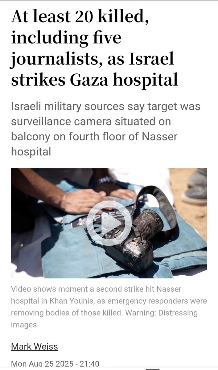 Niall Sargent π΅οΈ (@niall_sargent) on Twitter photo This is such a shameful decision by <a href="/IrishTimes/">The Irish Times</a> to use this sub-heading.
It is not even wire copy but from their own contributor in Jerusalem. This is such a shameful decision by <a href="/IrishTimes/">The Irish Times</a> to use this sub-heading.
It is not even wire copy but from their own contributor in Jerusalem.