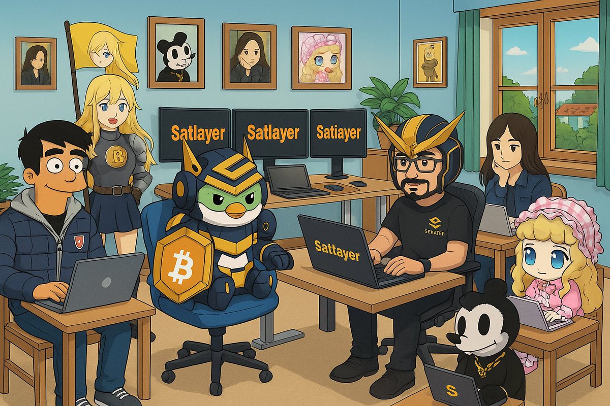 SatLayer ๐จ๐ง (@satlayer) on Twitter photo Just another day at the office with <a href="/jjidol/">JJ Adonis</a> <a href="/btcnohime/">Nohime Bitcoin</a> <a href="/Lukex/">Luke X ๐จ SLAYing</a> <a href="/imacryptopotato/">Jojo</a> <a href="/frantick/">Franco</a> and <a href="/0xniccomi/">niccomi ๐งโโ๏ธ</a> ๐ผ Just another day at the office with <a href="/jjidol/">JJ Adonis</a> <a href="/btcnohime/">Nohime Bitcoin</a> <a href="/Lukex/">Luke X ๐จ SLAYing</a> <a href="/imacryptopotato/">Jojo</a> <a href="/frantick/">Franco</a> and <a href="/0xniccomi/">niccomi ๐งโโ๏ธ</a> ๐ผ