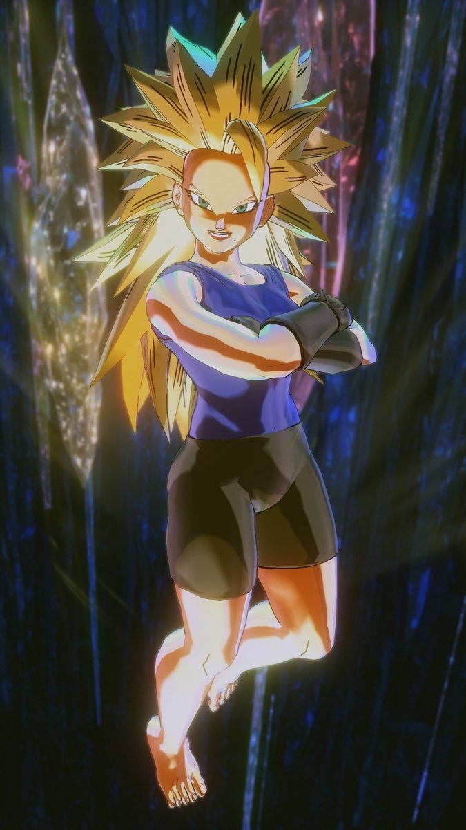 I'm too tired to come up with something so no caption this time 🫩
Here's Rika in a more action oriented/less feet focused screenshot, enjoy!
#DBXV2 #DragonBall #OC #DragonBallXenoverse2 #Xenoverse2 #Feet #Soles