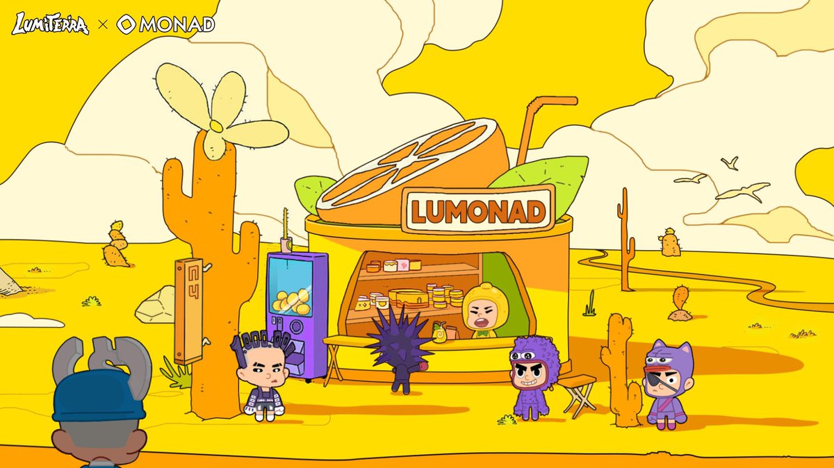 Ben’s Crypto (Ø,G) (@0xbenscrypto) on Twitter photo From the hint Lumi Intern gave us, it's obvious that we'll be seeing another Lumonad partnership between <a href="/LumiterraGame/">Lumiterra</a> and another project on Monad today.
I don't even have the slightest clue about what project it's going to be but one thing I know is that the collab is From the hint Lumi Intern gave us, it's obvious that we'll be seeing another Lumonad partnership between <a href="/LumiterraGame/">Lumiterra</a> and another project on Monad today.
I don't even have the slightest clue about what project it's going to be but one thing I know is that the collab is