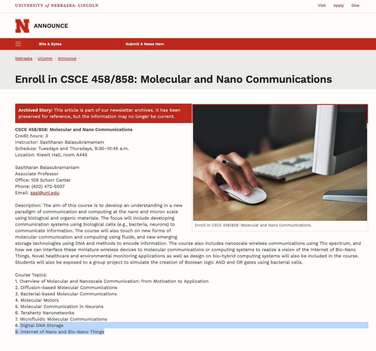 CorinneNokel's tweet image. Study with Sasi!

Digital DNA Storage

Internet of Nano and Bio-Nano Things

@psinergy_SDW @Imbackbitches45 @BrandySmit47518
@DBoomaSan  

#IoBNT #BioCyberInterface 

newsroom.unl.edu/announce/cse/1…