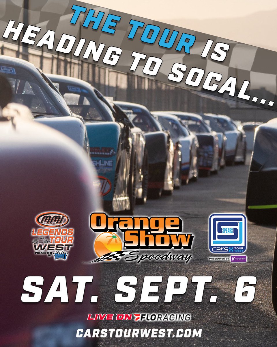 #SoCal did you get your tickets yet? The Tour is heading to Orange Show Speedway! Carstourwest.com 🎟️