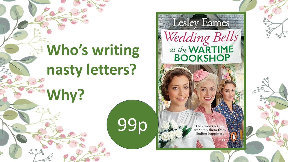 Lesley Eames (@lesleyeames) on Twitter photo 99p!
LIMITED TIME OFFER
The sixth book in the WARTIME BOOKSHOP series. bit.ly/44jryHW
'Such an inspirational story.' NetGalley
Grab offers on other books in the series, too.
#TuesNews <a href="/RNAtweets/">Romantic Novelists' Association</a> #kindlebooks #HistoricalRomance 99p!
LIMITED TIME OFFER
The sixth book in the WARTIME BOOKSHOP series. bit.ly/44jryHW
'Such an inspirational story.' NetGalley
Grab offers on other books in the series, too.
#TuesNews <a href="/RNAtweets/">Romantic Novelists' Association</a> #kindlebooks #HistoricalRomance