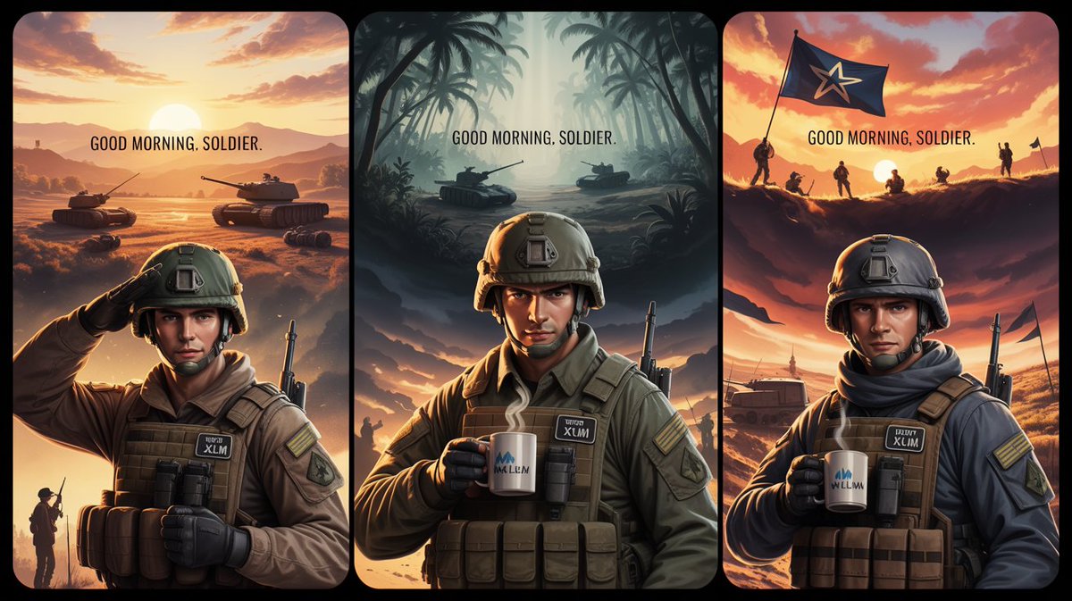 🌅 Good morning, Soldiers!💚

Every sunrise brings us closer to victory — and the #ARMYXLM ranks are only getting stronger.📈⚔️

Hold the line. Trust your unit. Loyalty wins.

#Stellar #HODL #XLM