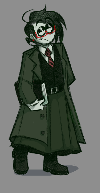 Amii_stuff's tweet photo. felt like drawing streber in a cool fit during tonight's magma session 

#spookymonth https://t.co/oS6te9Kk2d