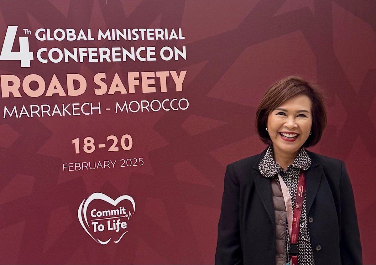 AIPFoundation's tweet image. Ratanawadee H. Winther from AIP Foundation Thailand is officially appointed to the Parliamentary Advisory Council for Road Safety in Thailand.
⤵️Read more here:
aip-foundation.org/ratanawadee-h-…
#RethinkMobility #CommitToLife