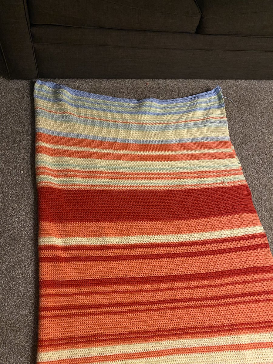 November is done. 

December to be finished before I go to bed Wednesday night! Yes, this blanket has its flaws and it’s not been a short project, but I feel like that makes it a pretty reflection of life! Can’t wait to show yall the finished blanket!