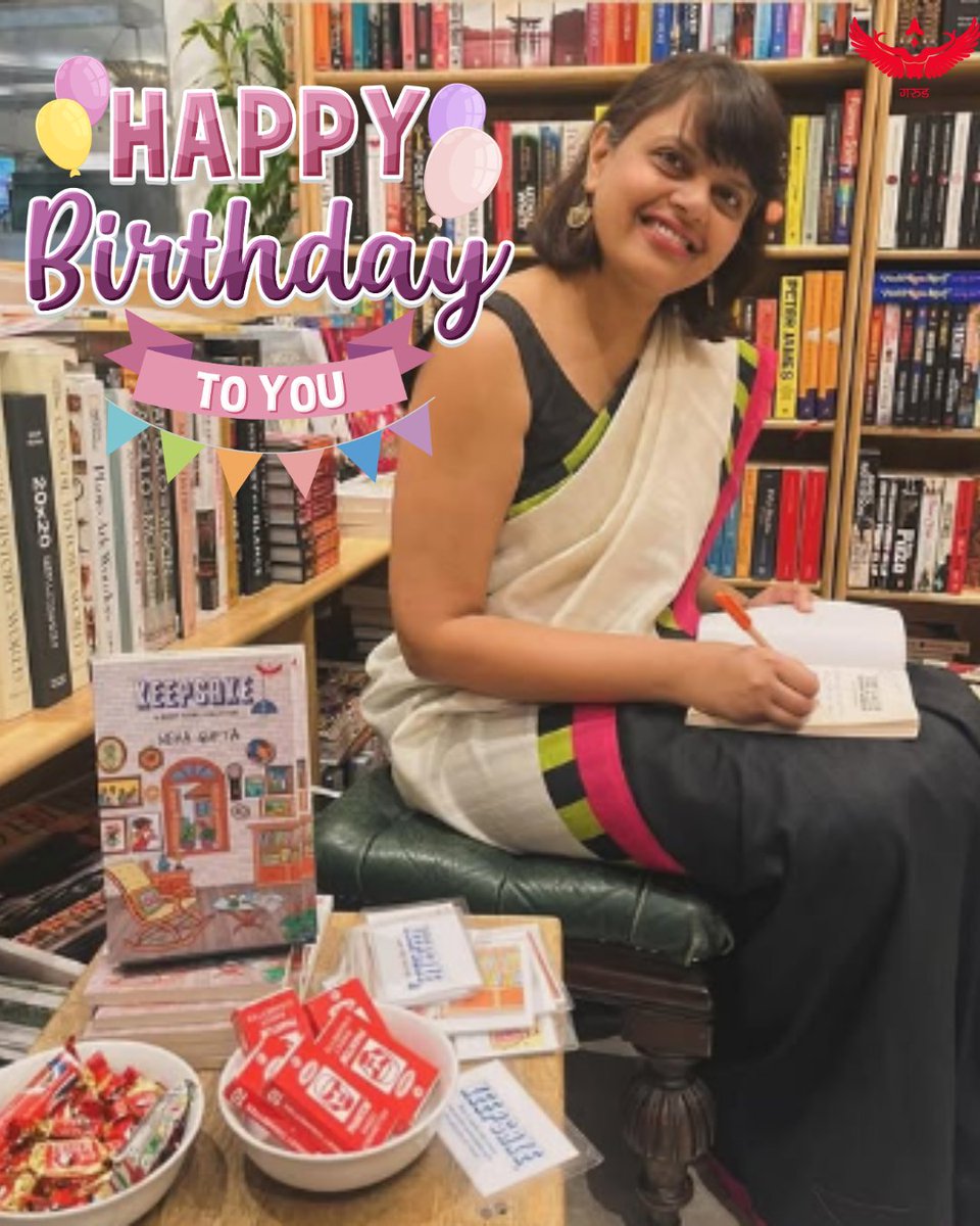 GarudaPrakashan's tweet image. Happy Birthday, @nehaaugust !
Your heartfelt stories in Keepsake weave magic through every page, capturing the beauty of human emotions.
Wishing you a day full of joy and inspiration!
Get a copy of Keepsake book here:
garudalife.in/keepsake-a-sho… #HappyBirthday #Keepsake