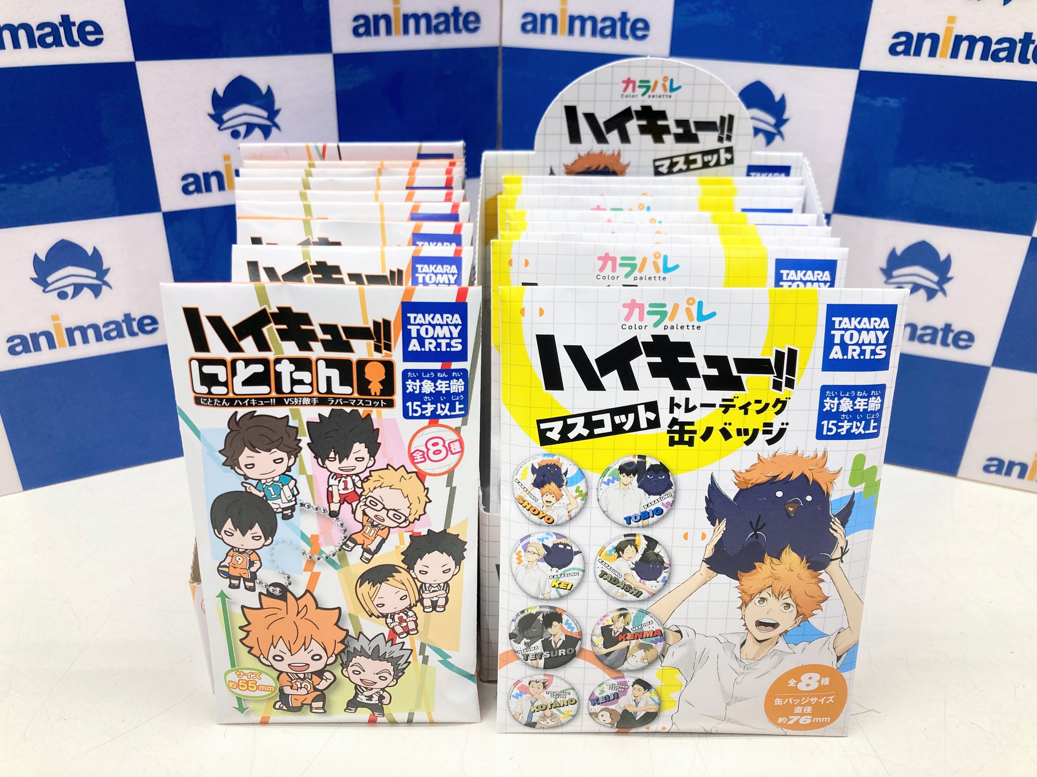 ハイキューvs好敵手 缶バッジ ポストカード 特典 グッズ-バッチ】ハイキュー!! VS好敵手トレーディング缶バッジ