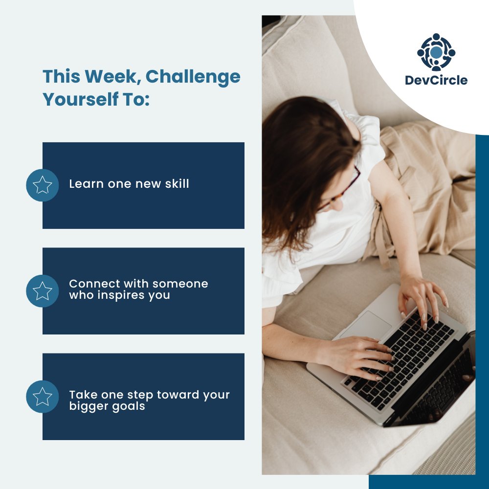 devcircleuk's tweet image. Influence is built, not given.
What new skill will you start with this week to move closer to your goals?

#DevCircleUK #BuildInfluence #TechForGood #SocialImpact #InclusionMatters #DigitalEmpowerment #AITraining #CommunityBuilders