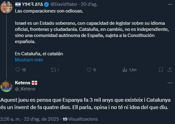 Genocides catalans adonant-se que s'han passat 2 anys fent propaganda i donant veu a genocides argentins que odien Catalunya 💔

Tenim l'extrema dreta més subnormal d'europa.