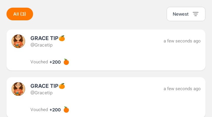 Just sent some oranges to <a href="/HushipJ/">Audrey Chioma🫟🫎</a> 
New to sign superapp 
👇👇
100% ORANGE BLOOD certified 🍊👑
Waiting for you in the Orange Dynasty App — come claim your glory!
orange.sign.global/app?invite-cod…
Let win together ❤️‍🩹