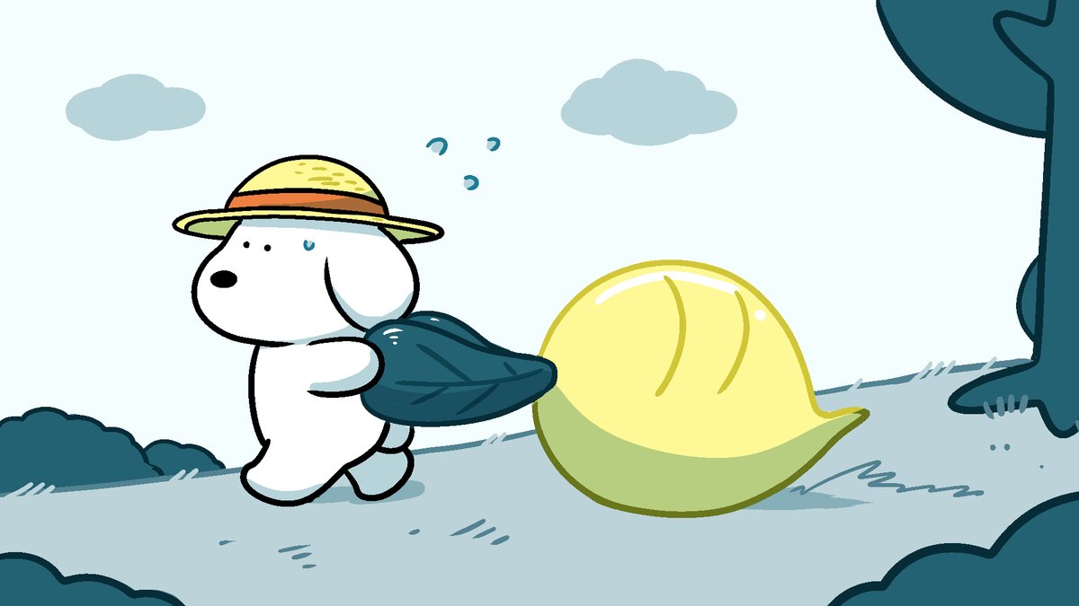 はこぶの大変🥕

#イヌくんとイヌ宇宙人くん
#フレンドシップ #犬 #イラスト
#illustration #dog #character
#friendship #世界犬の日