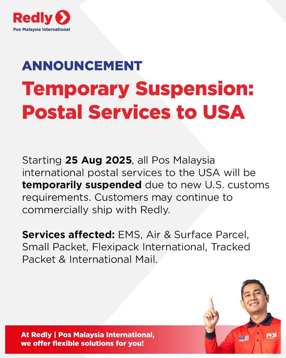 sad news, i’ve to temporary pause shipping to USA due to US customs requirement. i’ll update u as soon it’s sorted. 🥲

what a bummed day for small business owner 🥀