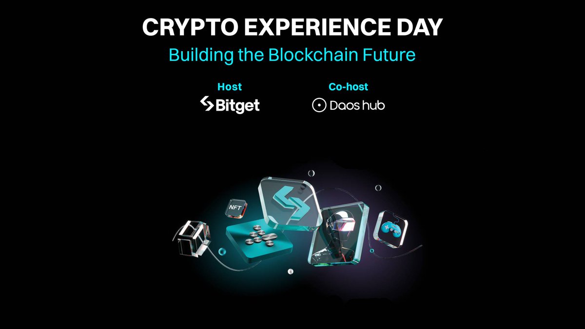 🎙🇦🇪Don’t miss our Live from Crypto Experience Day – Dubai

@Bitgetglobal joins forces with <a href="/Daoshub/">Daos hub Dubai</a> to bring you a day of crypto innovation &amp; Web3 insights!

🗓 Date: TODAY
⏰ When: 19:00 GST (GMT+4)
📍 Link: x.com/i/broadcasts/1…

Come behind the scenes 🎥 — where real