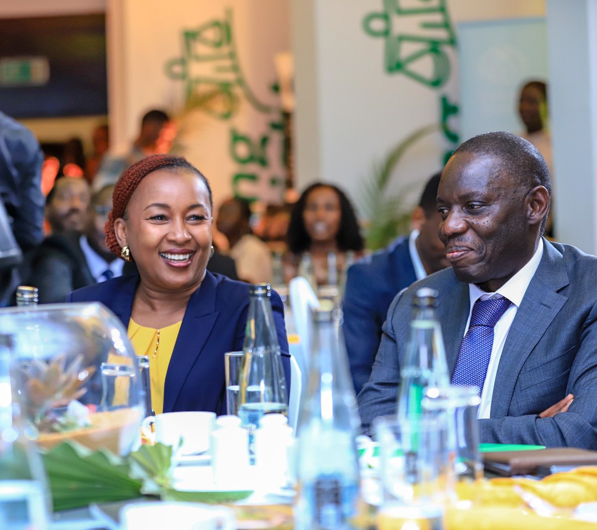 mtnug's tweet image. We are delighted to have our Chief Executive @sylmulinge and our Chief Guest, @BOU_Official  Governor Michael Atingi-Ego, at the launch of the MTN Uganda 2024 Sustainability Report. #SustainabilityReport  #TogetherWeAreUnstoppable