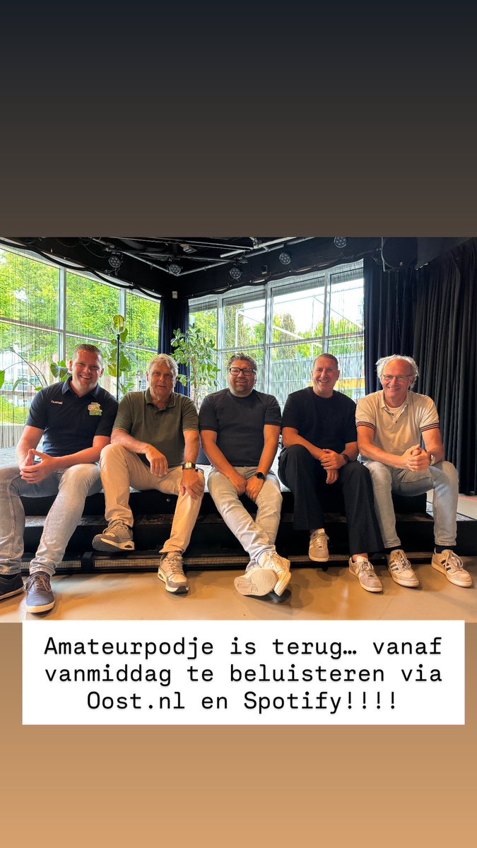 Amateurpodje is terug! Vanaf vanmiddag te beluisteren via Oost.nl en #Spotify! Kenan Durmusoglu en <a href="/MauricePaarhuis/">Maurice Paarhuis</a> zijn onze gasten! #amateurpodje #rtvoost #oosttribune