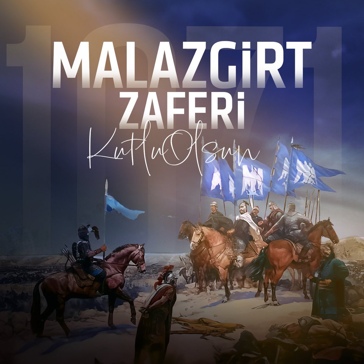 sinogluosman's tweet image. Malazgirt Zaferi’ nin 954. Yılında, Anadolu’nun kapılarını bizlere ebediyen açan Sultan Alparslan ve kutlu ordumuzu rahmet ve minnetle anıyorum.

#MalazgirtZaferi