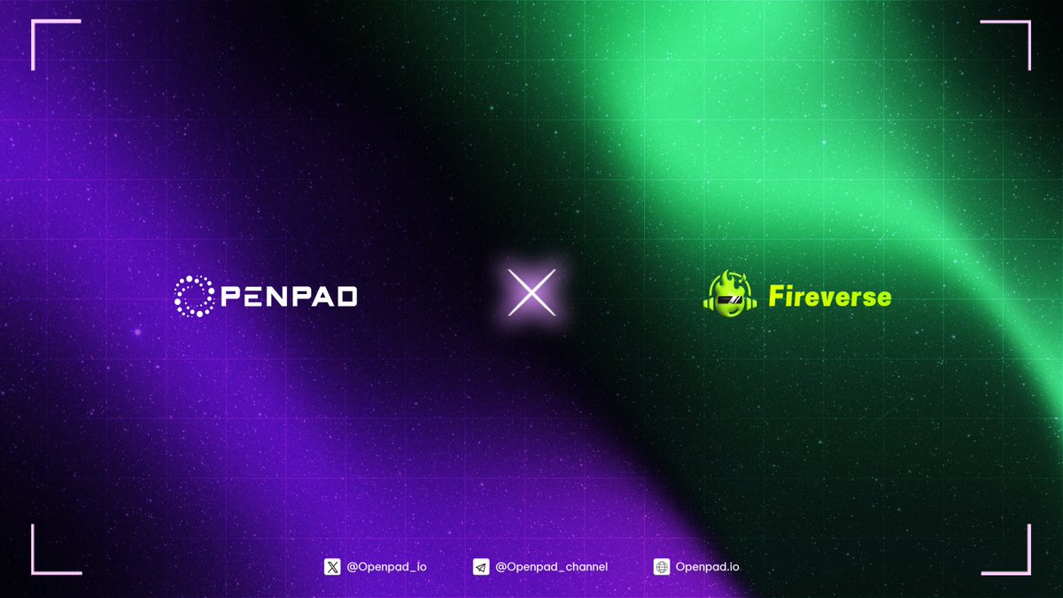 OpenPad AI (@openpad_io) on Twitter photo 🤝 Partnership Announcement: OpenPad AI x Fireverse
We’re excited to announce our partnership with <a href="/FireverseV/">Fireverse Ventures</a> - A groundbreaking music platform powered by AI & blockchain
🔍 Learn more about Fireverse:
🌐 Website: web3.fireverseai.com
📱 X: x.com/FireverseV
Through 🤝 Partnership Announcement: OpenPad AI x Fireverse
We’re excited to announce our partnership with <a href="/FireverseV/">Fireverse Ventures</a> - A groundbreaking music platform powered by AI & blockchain
🔍 Learn more about Fireverse:
🌐 Website: web3.fireverseai.com
📱 X: x.com/FireverseV
Through