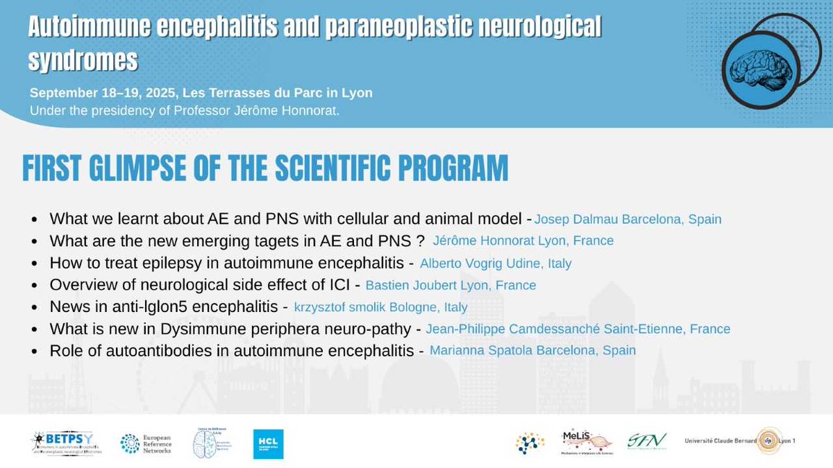 "📢 Excited to announce our upcoming conference on auotimmune encephalitis🧠✨ Join us on septemebr 18 &amp;19 2025  🌍 #Conference2025 #Research #encephalitis"