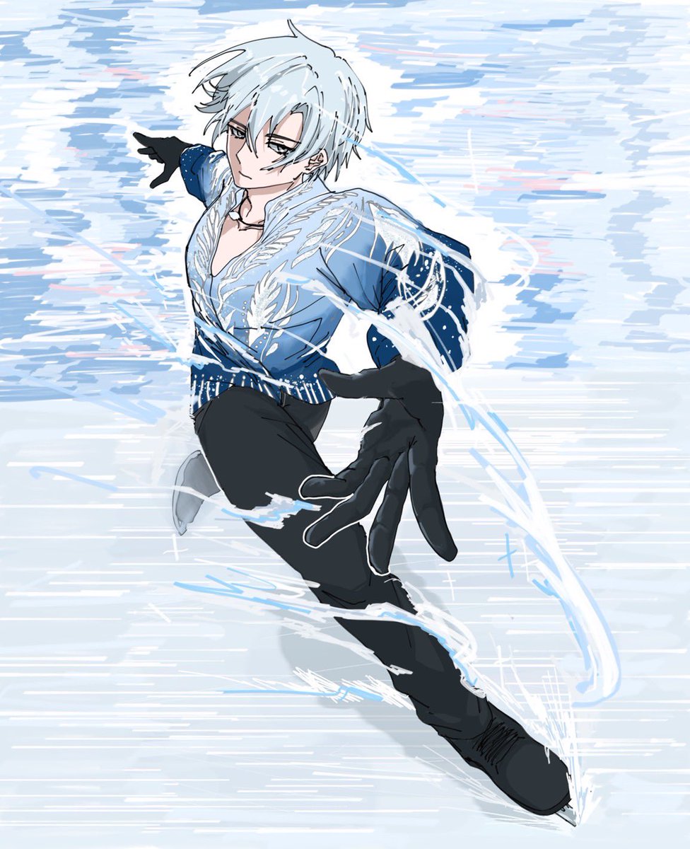 氷上の熱演