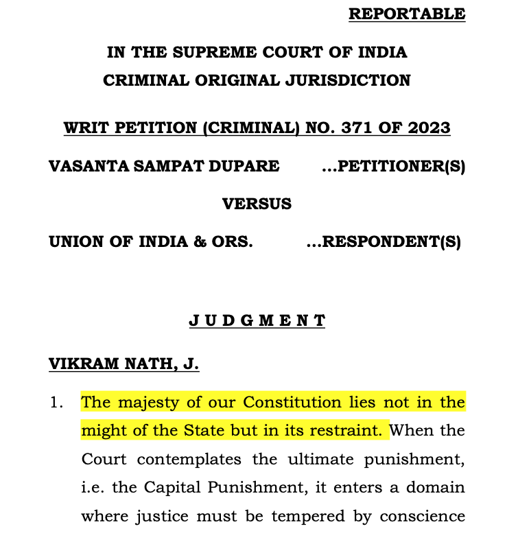 What a powerful sentence to begin a judgment 😍