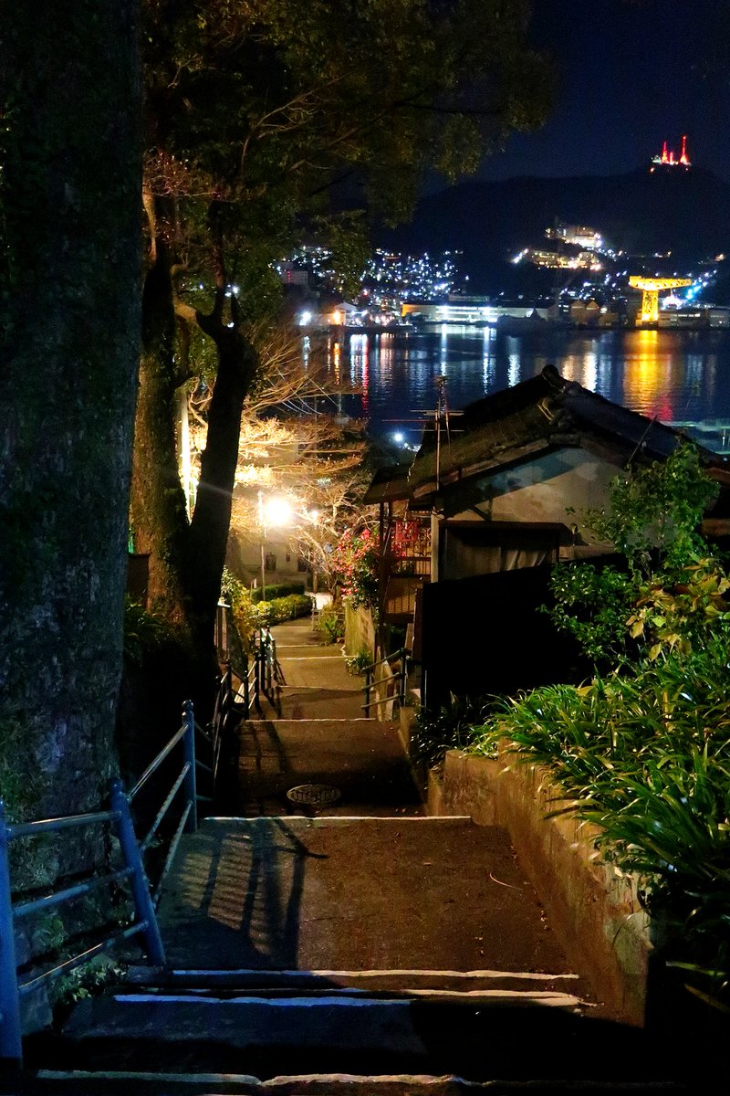 長崎市　南山手町より
今日もお疲れ様でした✨
＃長崎の夜景