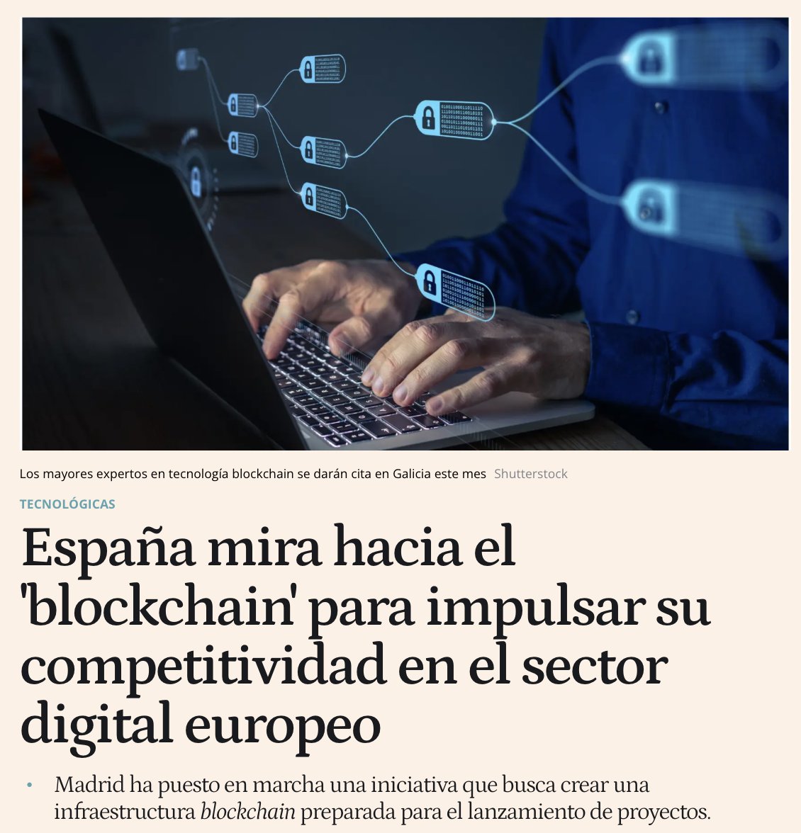 Hoy en Disruptores - <a href="/elespanolcom/">EL ESPAÑOL</a>: entrevista a <a href="/migueld_add4u/">MAD</a>, presidente de Alastria, sobre <a href="/REDISBE/">ISBE</a>, la Infraestructura de Servicios Blockchain de España, una iniciativa estratégica para el liderazgo digital de España y de Europa. 🇪🇸🇪🇺linkedin.com/posts/redisbe_…