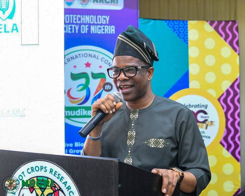 NRCRI Has Developed Over 90 Resilient Crop Varieties to Support Nigerian Farmers’- Prof <a href="/cegesi/">Chiedozie Egesi</a> 

agronigeria.ng/nrcri-has-deve…

<a href="/ArcnAbuja/">Agriculture Research Council of Nigeria</a> <a href="/BSNigeria/">Biotechnology Society of Nigeria</a>
<a href="/OFABnigeria/">OFAB Nigeria</a>