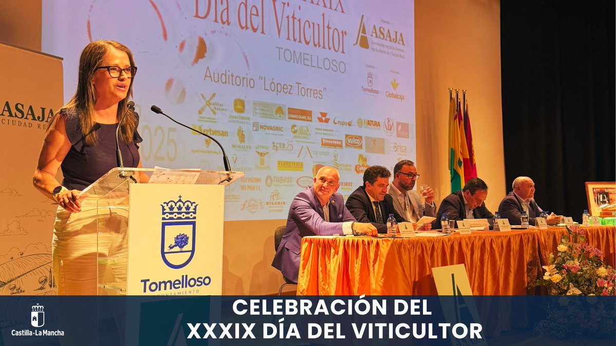 🍇 El <a href="/gobjccm/">Gobierno de Castilla-La Mancha</a> peleará para no perder fondos europeos de apoyo al sector vitivinícola

👉 Así lo ha indicado la viceconsejera de Política Agraria Común y Política Agroambiental, Gracia Canales, en los actos del XXXIX Día del Viticultor

ℹ️ castillalamancha.es/node/406947

#CLM