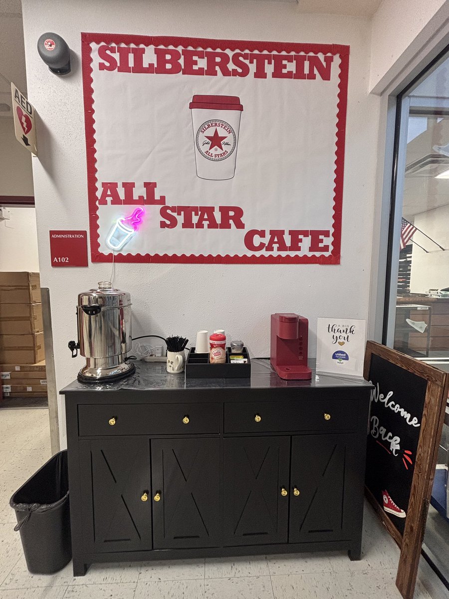 Silberstein ES (@silbersteines) on Twitter photo โ๏ธ A huge thank you to @united2learn for their generous donations that made our Silberstein staff coffee station possible! Our teachers & team are fueled and ready to keep shining for our students! ๐ #SilbersteinAllStars
<a href="/tangaytan/">Tania Gaytan</a> โ๏ธ A huge thank you to @united2learn for their generous donations that made our Silberstein staff coffee station possible! Our teachers & team are fueled and ready to keep shining for our students! ๐ #SilbersteinAllStars
<a href="/tangaytan/">Tania Gaytan</a>