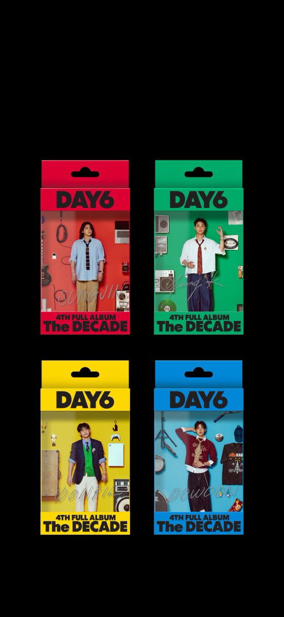 <The DECADE> 배경화면 ❤️💚💛🩵
#DAY6 #데이식스