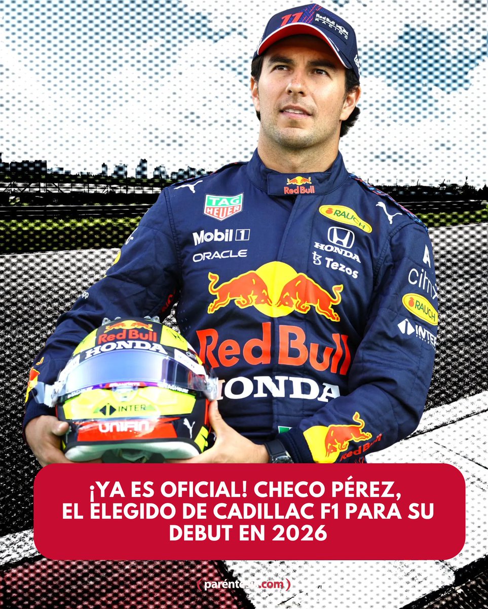 Checo Pérez acelera hacia el futuro: en 2026 será el piloto estrella de Cadillac F1, marcando el inicio de una nueva era en la Fórmula 1.

&gt;&gt; shorturl.at/UGijv