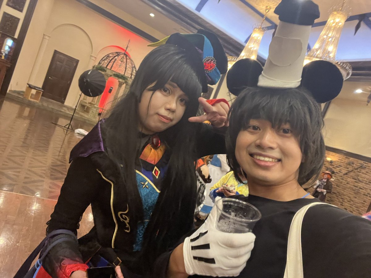 リリィさんと<a href="/Lily_0415_D/">🎩如月リリィ</a> ！
お写真ありがとうございました🎃
#カレスコDフェス2025