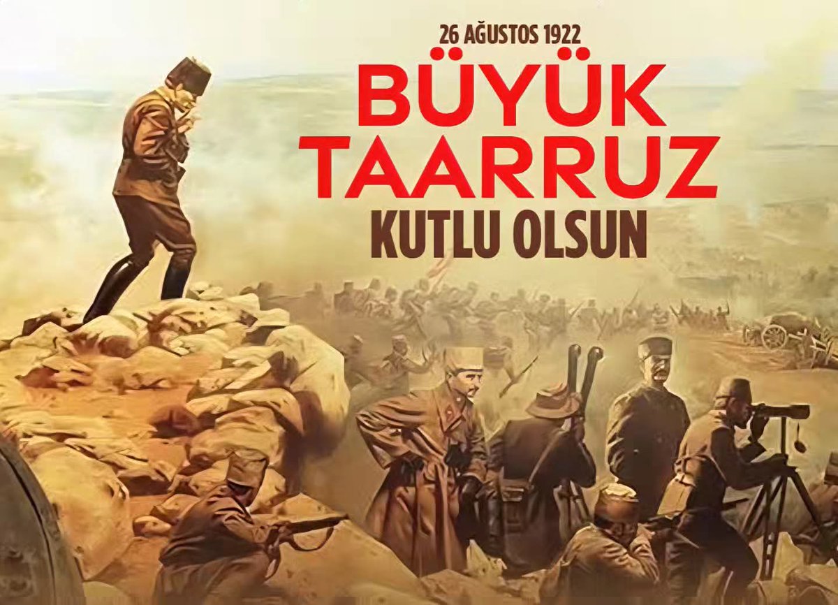 <a href="/solcugazete60/">Solcu Gazete</a> Başta Ulu Önderimiz 
Mustafa Kemal Atatürk Olmak Üzere, Silah Arkadaşları Ve TÜM Şehitlerimizi Büyük Taarruz’un
103. Yıl Dönümünde Rahmet Ve MİNNETLE ANIYORUZ.

Büyük Taarruz  Malazgirt Zaferi

#MustafaKemalAtatürk  🇹🇷