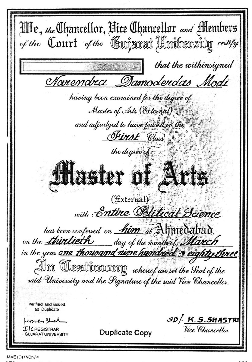 Sanju_Verma_'s tweet photo. 📌Nehru,3rd class..Trinity College 
📌Indira Gandhi,College Dropout
📌Rajiv Gandhi,College Dropout
📌Sanjay Gandhi,School Dropout

📌Rahul Gandhi,Cambridge dropout, failed at Imperial College👎

📌Sonia Gandhi,no formal schooling, not even 4th pass:):)

PM Modi's degrees here👇👊 https://t.co/8xR3sZms5N